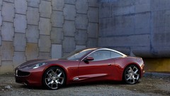 Red Sports Car cars Supercars Fisker Karma