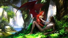 Red Star Swords forests artwork