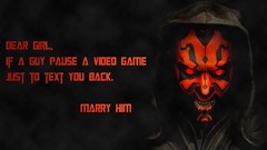 Red text star wars Sans