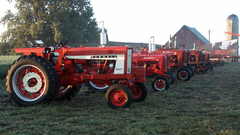 Red tractors