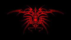 Red Tribal blazblue Simple