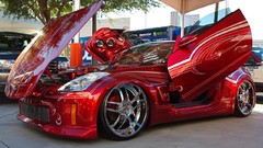 Red tuning Nissan tuning motor nissan z370 nissan z350