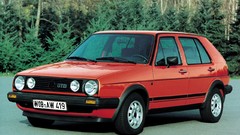 Red Volkswagen Golf German cars Volkswagen Golf II