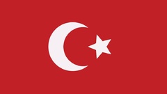 Red white Flags Turkey turkish Ottoman Empire bayrak