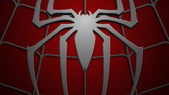 Red white Spider-man logo
