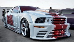 Red white tuning Dodge Dodge Charger RT