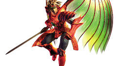 Red wings eye sword warrior dart Dragoon