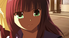 Redheads angel beats green