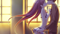 Redheads bra skirts kissing