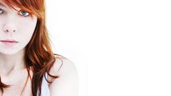 Redheads faces bangs