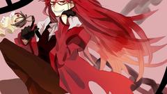 Redheads glasses kuroshitsuji stuffed