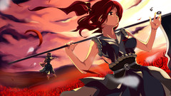 Redheads long hair weapons