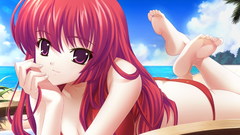 Redheads red eyes visual