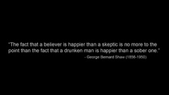 Religion atheism believer George