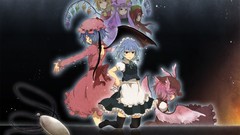 Remilia scarlet touhou izayoi sakuya flandre scarlet hong 
