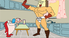 Ren and stimpy powdered