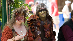 Renaissance cosplay couple Art