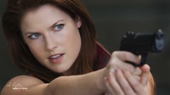 Resident Evil: Afterlife Ali Larter Actress girls with guns 