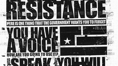 Resistance text Typography change