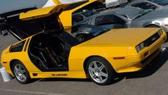 Retro classic cars DMC Delorean