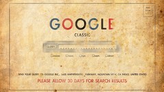 Retro google classic web