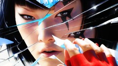 Retro mirrors edge mirrors broken glass video games 3d art