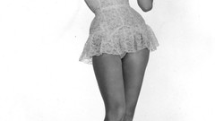 Retro monochrome Actress lingerie grayscale Brigitte Bardot
