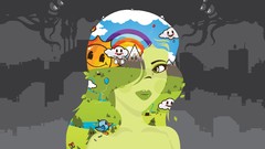 Retro pop art JThree