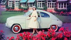 Retro Saab 1956 vintage cars