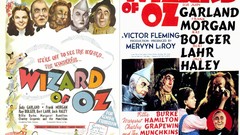 Retro The Wizard of Oz vintage scarecrow Cowardly Lion movie 