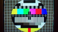 Retro TV television test pattern