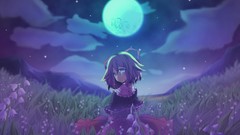 Ribbons blondes skirts anime girls short hair touhou video 