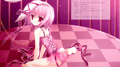 Ribbons bunny girls pink