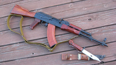 Rifles Guns weapons AKM
