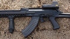 Rifles Guns weapons eotech