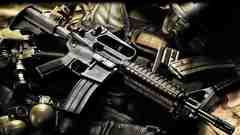Rifles Guns weapons M-16