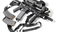 Rifles scope Guns weapons