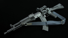 Rifles weapons ak-104 automatic