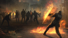 Riots police artwork