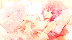 Ritsuka Aoyagi pink eyes