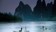 River fishermen province guangxi
