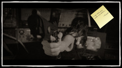 River Tam sepia post