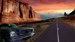 Road long Ford America viva