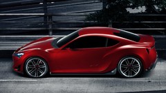 Roads Scion side view vehicles red cars 2012 Scion FR-S