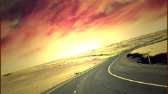 Roads skyscapes photo manipulations