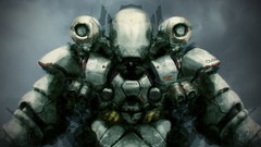 Robot armor digital art fantasy art US Marines Corps armour