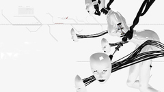 Robot Technology gynoid wires