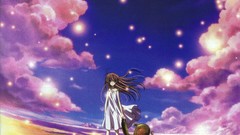 Robots Anime Clannad anime girls fantasy art skyscapes Clannad 