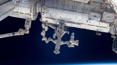 Robots arm Canada Earth NASA ozone outer space International 