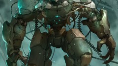 Robots artwork video games galaxy saga futuristic Reza Ilyasa